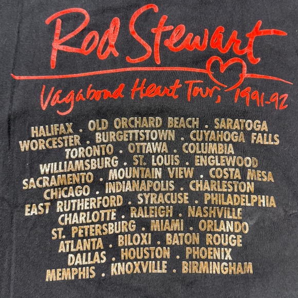 Rod Stewart Vintage T Shirt ‘91 - Picture 6 of 6